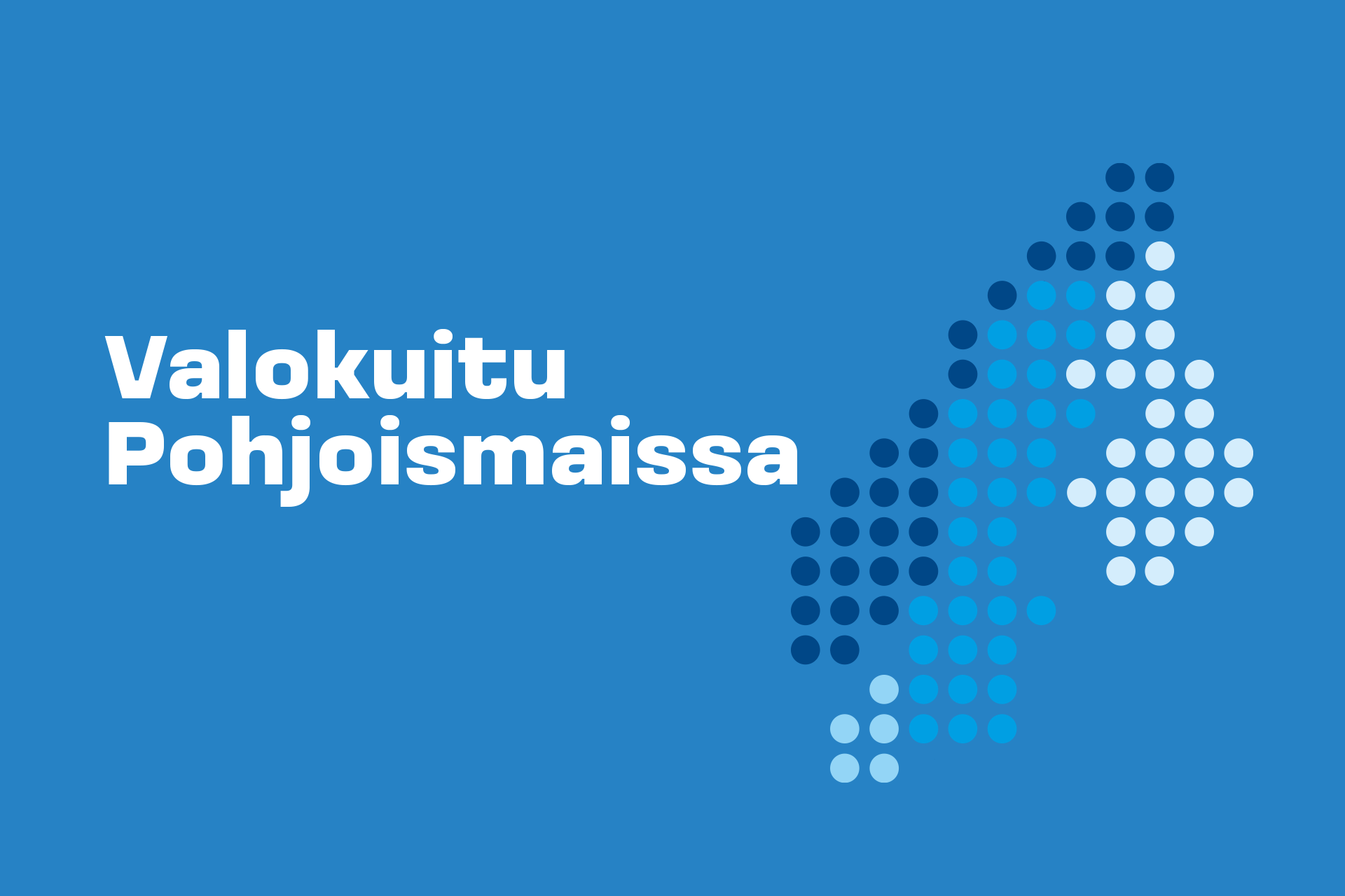 Suomen valokuitumarkkina poikkeaa muista Pohjoismaista